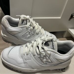 New Balance 550 in white - excellent condition - 5M/6.5W
